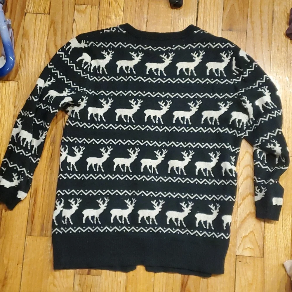 3/$15 sale Reindeer sweater - Picture 3 of 3